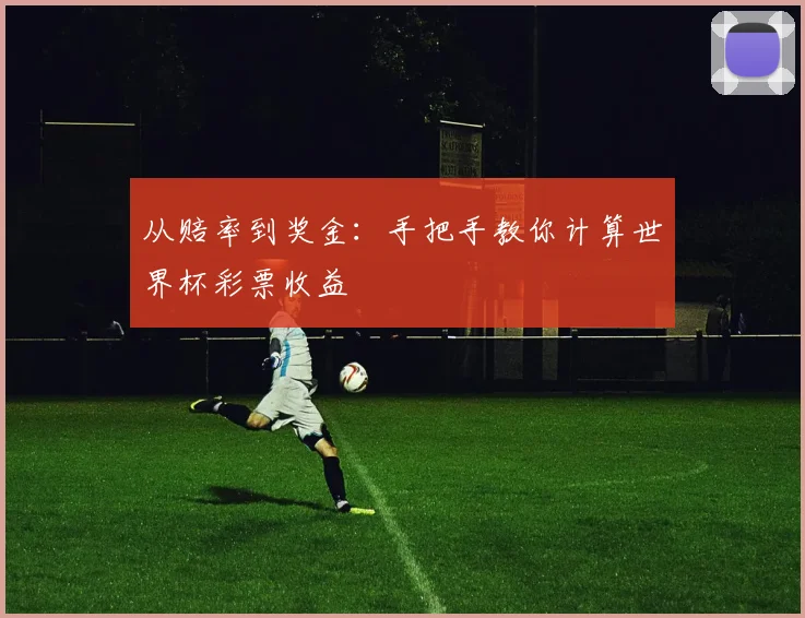 从赔率到奖金:手把手教你计算世界杯彩票收益